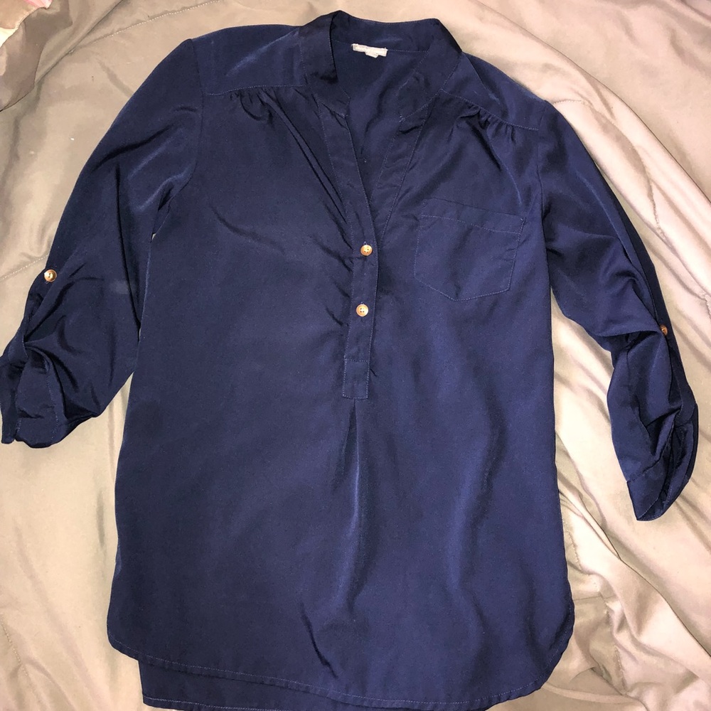 ✖️SOLD✖️Work / office wear Navy blouse